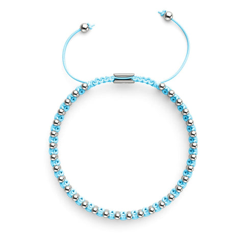 Silver x Sky Blue | Friendship DOT Bracelet